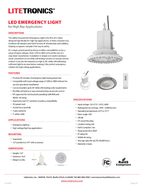 Led Emergency Battery Backup Archives Litetronics