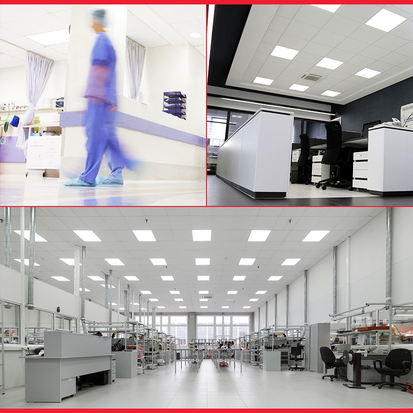 LED Light Pane Retrofit markets served.